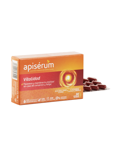 APISERUM Vitalidad 30 cápsulas blandas