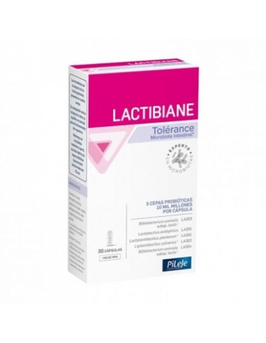 LACTIBIANE Tolerance 30 cápsulas Pileje